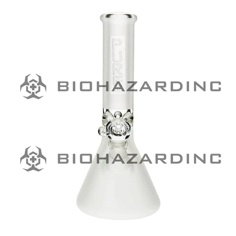 Pure Glass Glass Bong 12" PURE Heavy Beaker Bong - Clear Frost