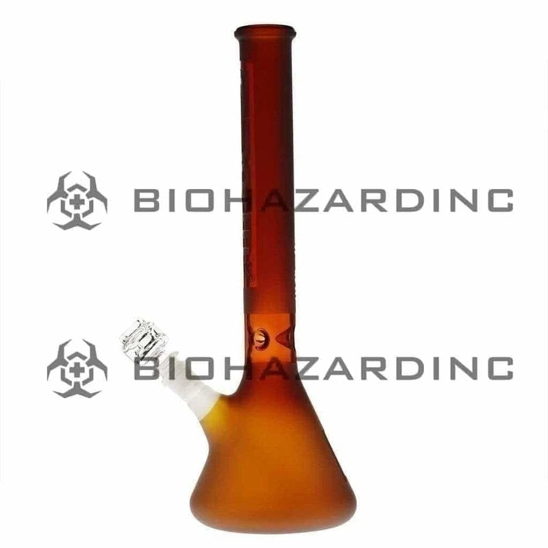 Pure Glass Glass Bong 14" PURE Classic Beaker Bong - Amber Frost