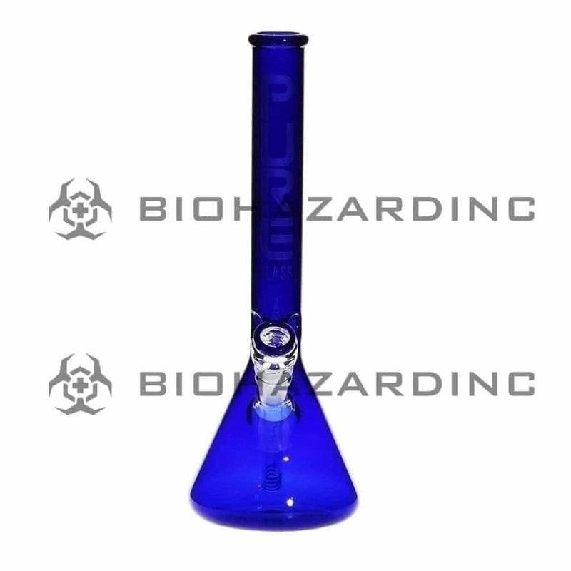 Pure Glass Glass Bong 14" PURE Classic Beaker Bong - Blue