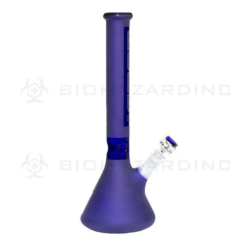 Pure Glass Glass Bong 14" PURE Classic Beaker Bong - Blue Frost