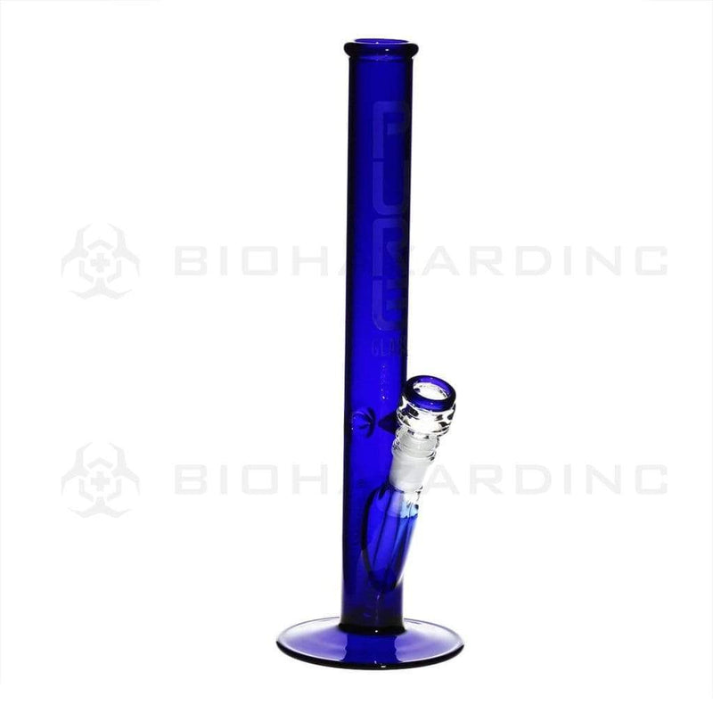 Pure Glass Glass Bong 14" PURE Classic Straight Bong - Blue