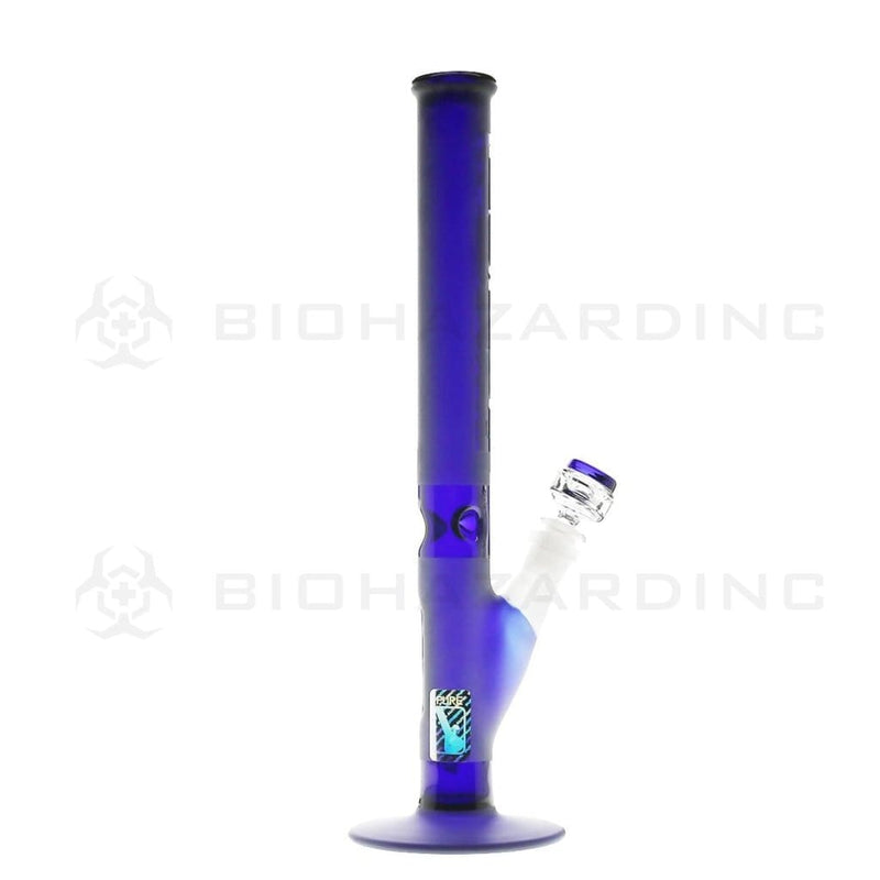 Pure Glass Glass Bong 14" PURE Classic Straight Bong - Blue Frost