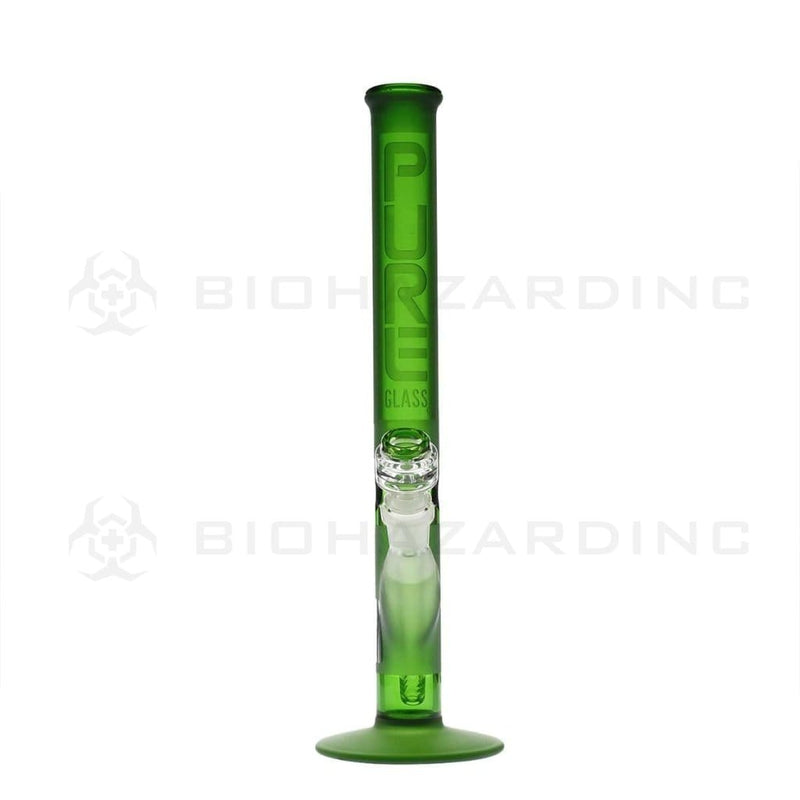 Pure Glass Glass Bong 14" PURE Classic Straight Bong - Green Frost