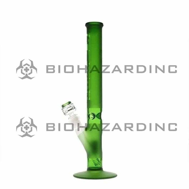 Pure Glass Glass Bong 14" PURE Classic Straight Bong - Green Frost