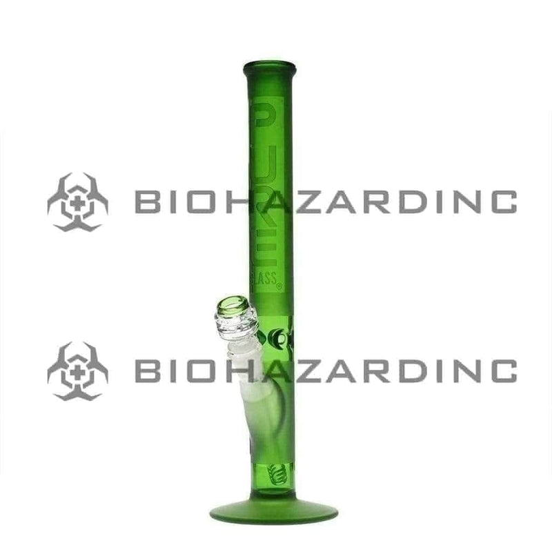 Pure Glass Glass Bong 14" PURE Classic Straight Bong - Green Frost