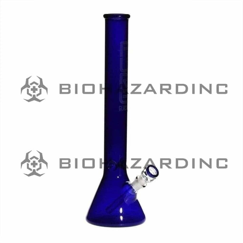 Pure Glass Glass Bong 18" PURE Classic Beaker Bong - Blue