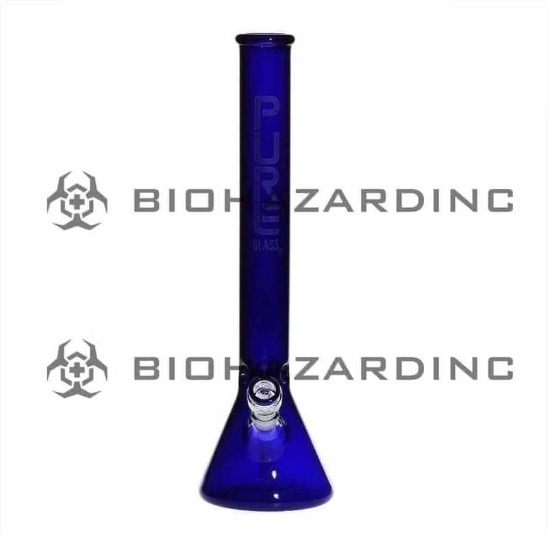 Pure Glass Glass Bong 18" PURE Classic Beaker Bong - Blue