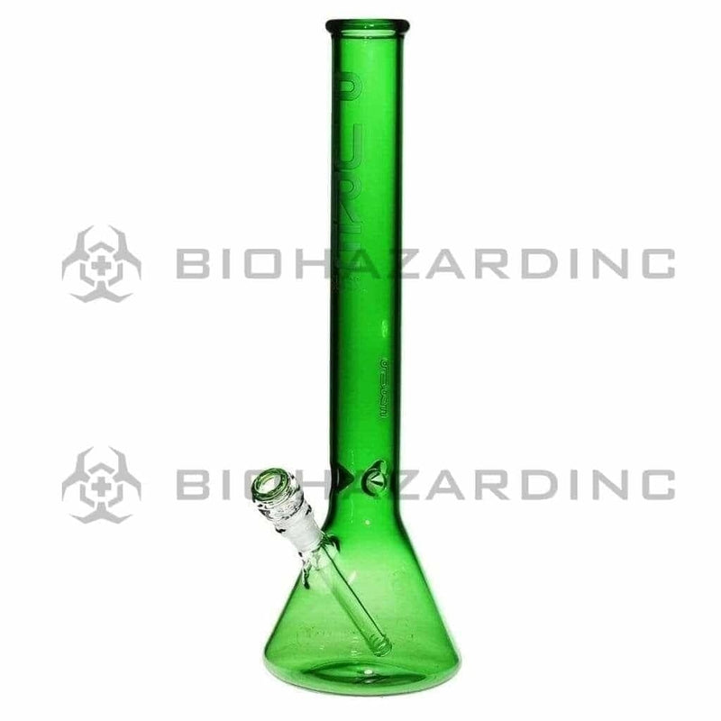 Pure Glass Glass Bong 18" PURE Classic Beaker Bong - Green