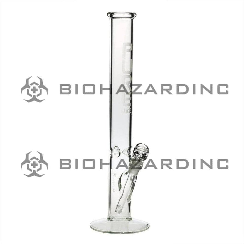 Pure Glass Glass Bong 18" PURE Classic Straight Bong - Clear