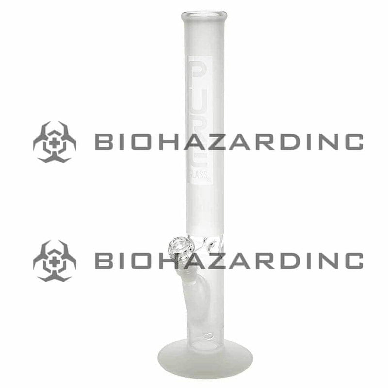 Pure Glass Glass Bong 18" PURE Classic Straight Bong - Clear Frost