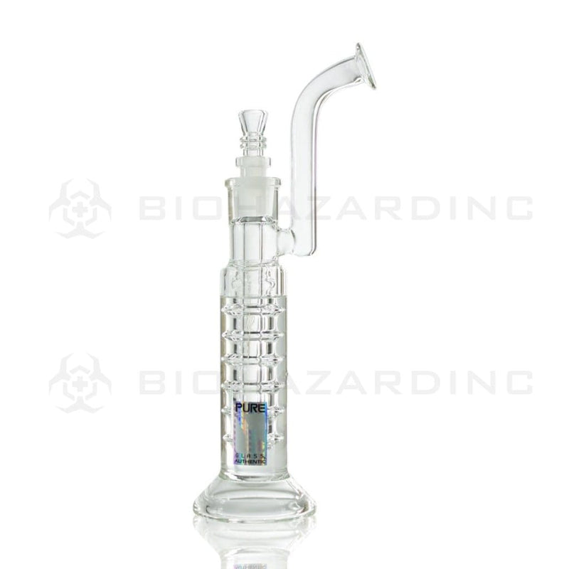 Pure Glass Glass Bong Pure Glass Zero - Freezable Bubbler 12" 44mm Trumpet