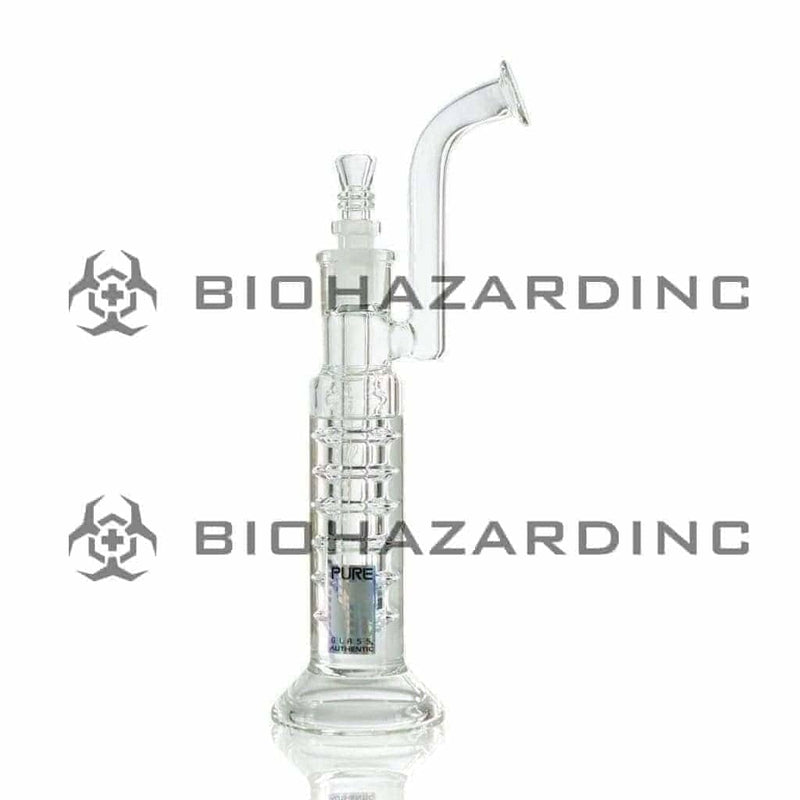 Pure Glass Glass Bong Pure Glass Zero - Freezable Bubbler 12" 44mm Trumpet