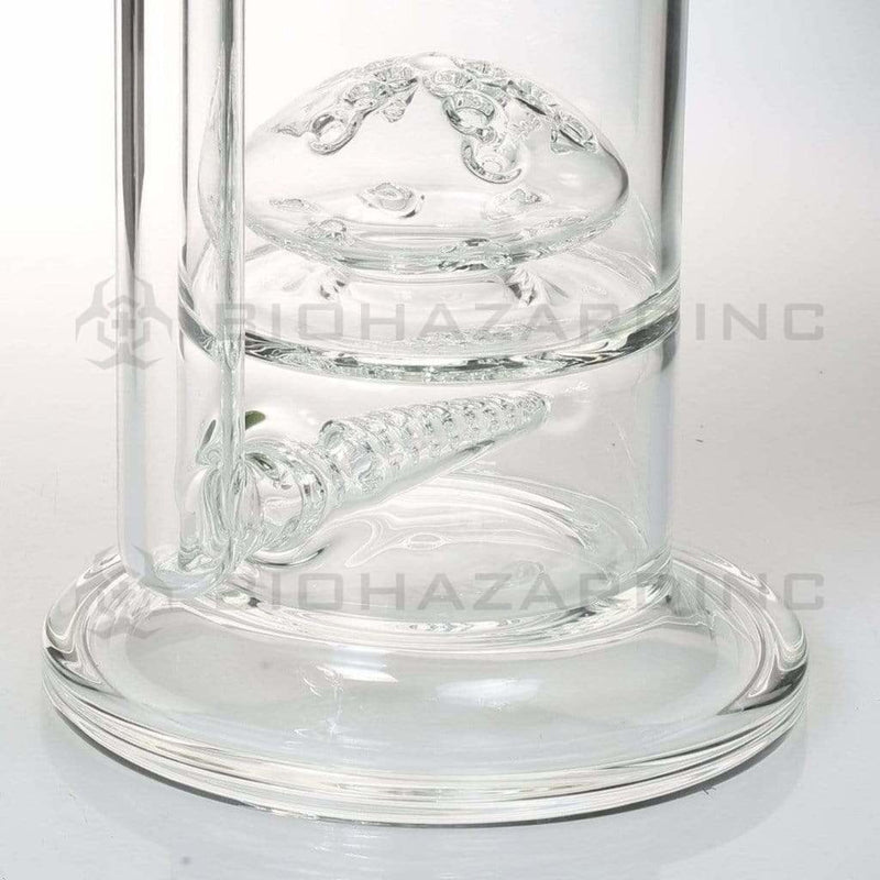 Pure Glass Glass Bong Pure Glass KTFO 21" 50mm-110mm Inline / Reef Mushroom - Clear