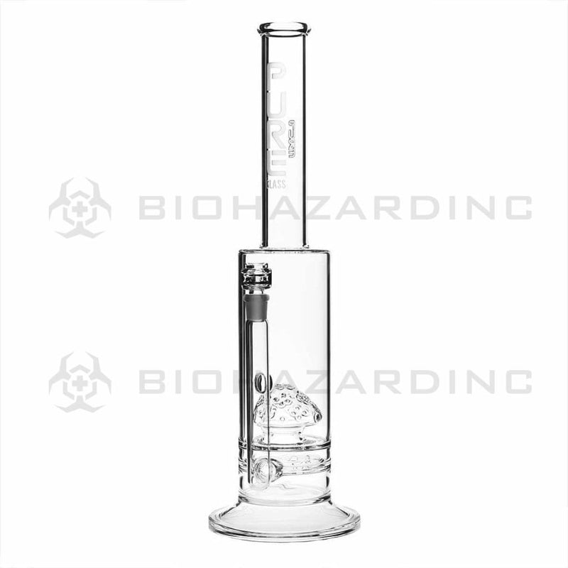 Pure Glass Glass Bong Pure Glass KTFO 21" 50mm-110mm Inline / Reef Mushroom - Clear