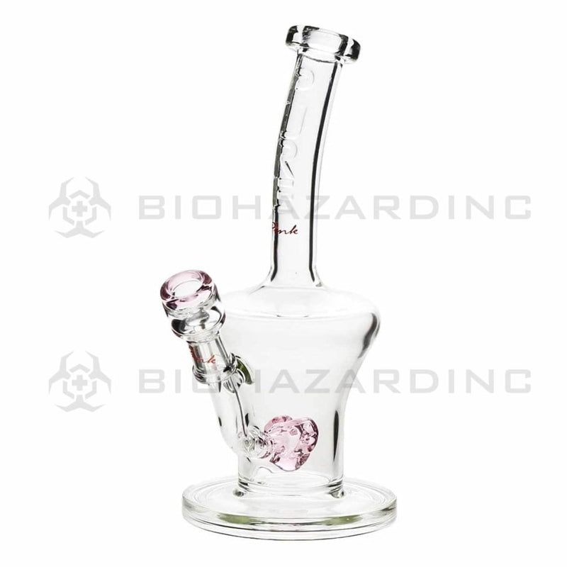 Pure Glass Glass Bong Pure Glass Little Dume 9" 22mm Heart - Pink