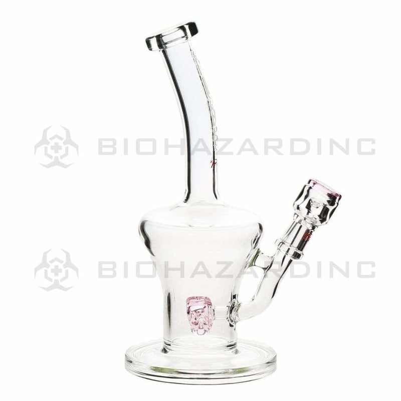 Pure Glass Glass Bong Pure Glass Little Dume 9" 22mm Heart - Pink