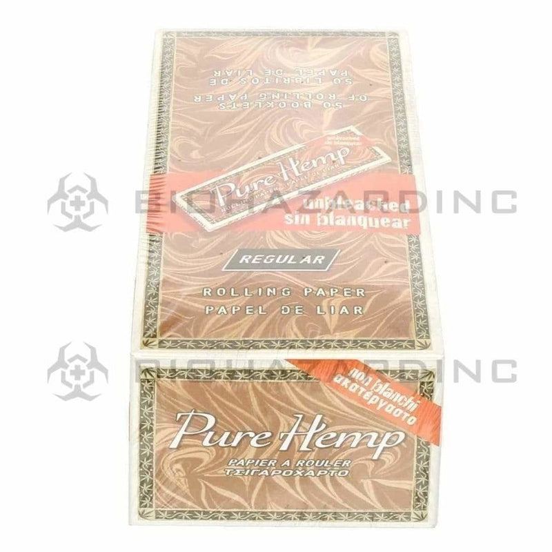 Pure Hemp Rolling Papers Pure Hemp Rolling Papers Single Wide Unbleached - 50 Count