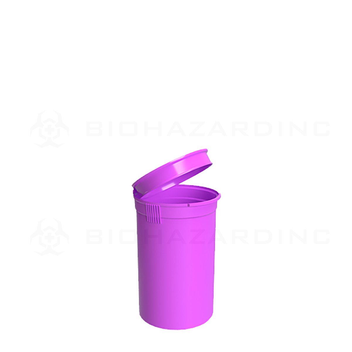Opaque Pink Child-Resistant Pop Top Bottles | 30 Dram - 7 Grams | 160 Count