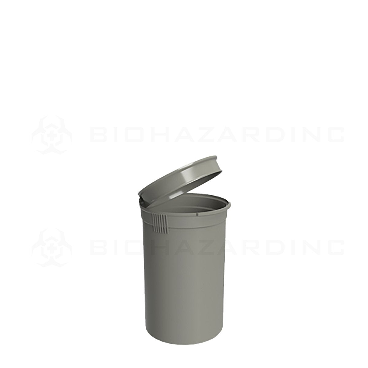 Opaque Silver Pop Top Bottles | 20 Dram - 7 Grams - 160 Count | Child-Resistant