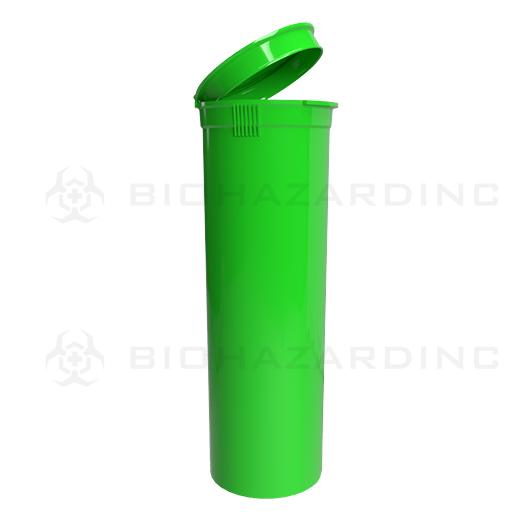 Opaque Green Pop Top Bottles | 60 Dram - 14 Grams - 75 Count | Child-Resistant