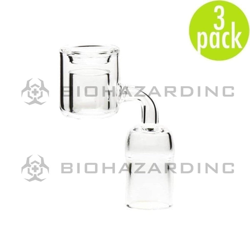 Biohazard Inc Quartz Banger Quartz Banger Thermal Female 19mm - 3 Pack