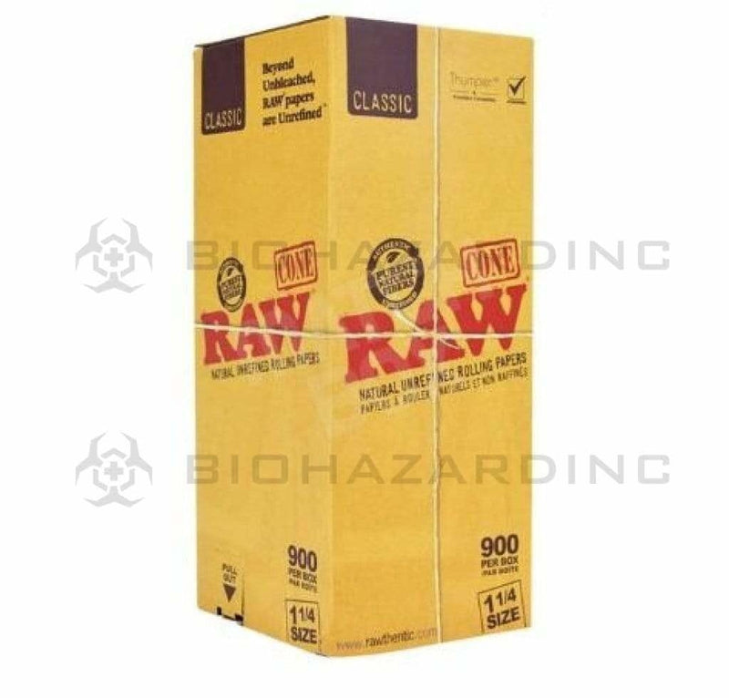 Raw Pre-Rolled Cones RAW Classic Pre-Rolled Cones - 84mm - Hemp Paper - 900 Count