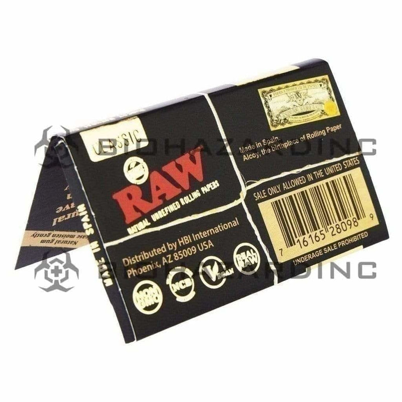 Raw Cone Filler RAW Black Single Wide - 25 Count