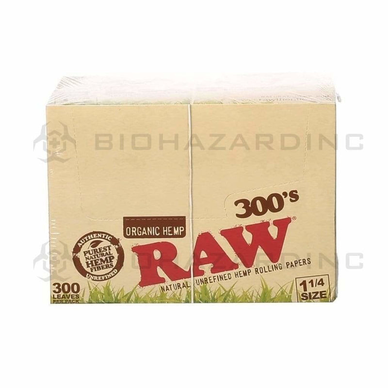 Raw Rolling Papers RAW Organic 300's 1 1/4" Rolling Papers - 40 Count