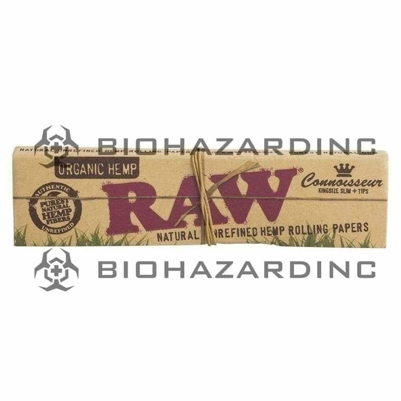 Raw Rolling Papers RAW Organic Hemp King Size Slim Rolling Papers - 50 Count