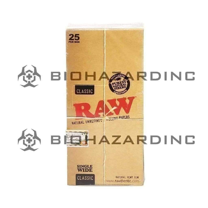 Raw Rolling Papers RAW Single Wide Rolling Papers - 25 Count