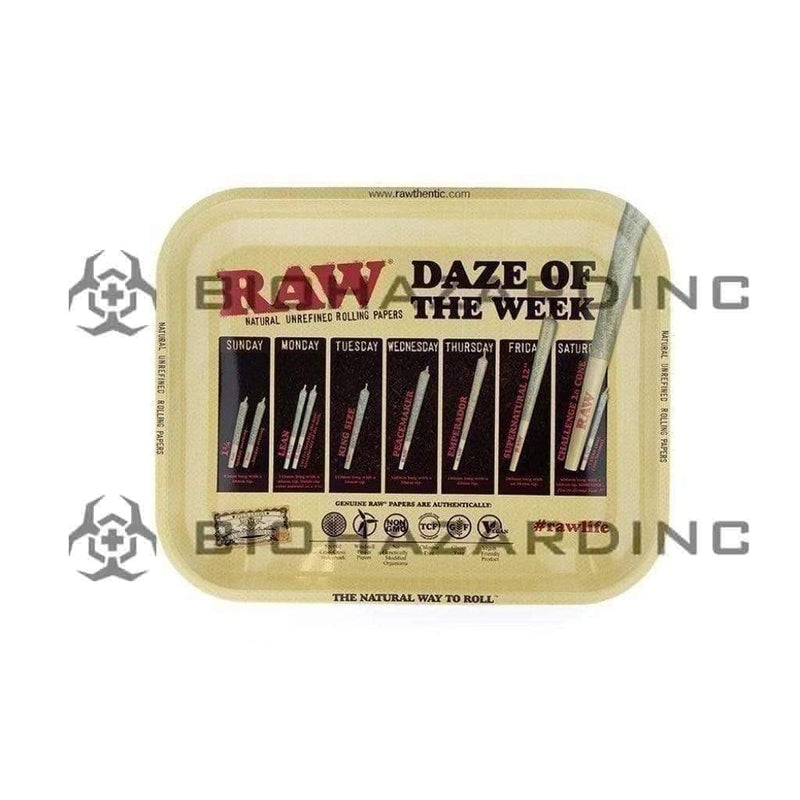 Raw Rolling Tray RAW "Daze of the Week" Rolling Tray - Large