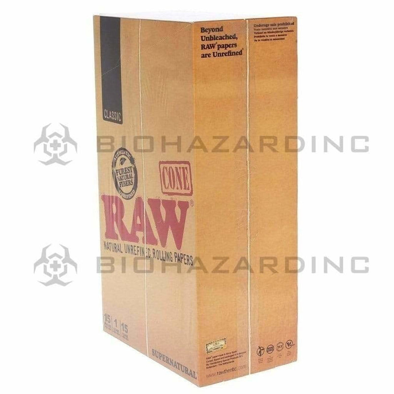 Raw Pre-Rolled Cones RAW Supernatural Cones - Holds up to 21 Grams -15 Count