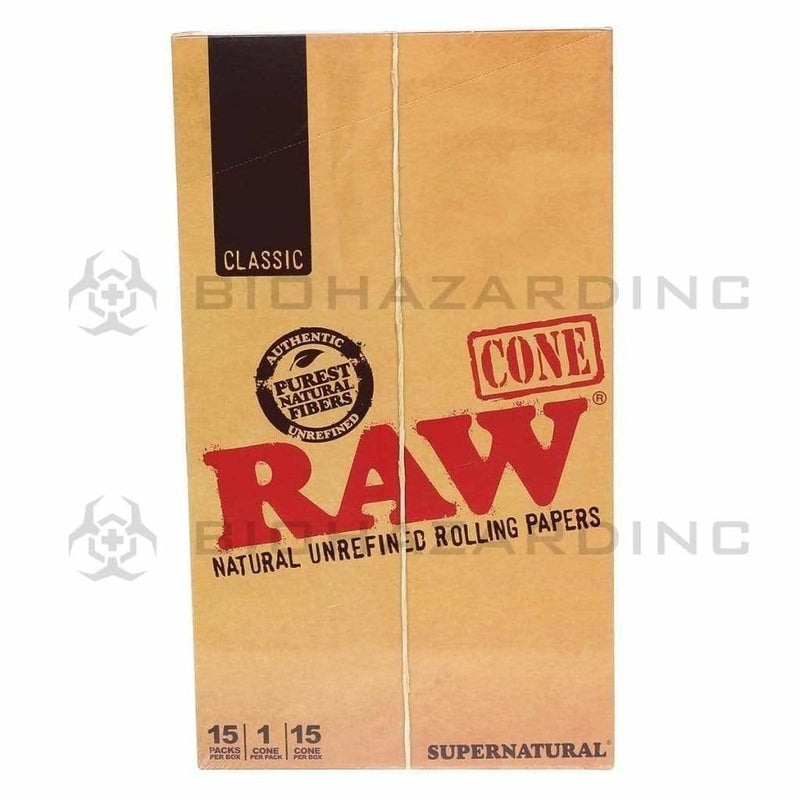 Raw Pre-Rolled Cones RAW Supernatural Cones - Holds up to 21 Grams -15 Count