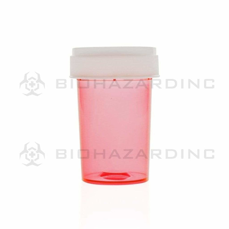 Biohazard Inc Reversible Cap Vial Red Reversible Cap Vial 20 Dram - 240 Count