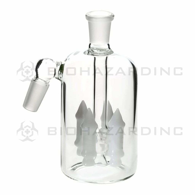 Biohazard Inc Ash Catcher Rocket Ash Catcher - 14mm Male / 14mm Female - White