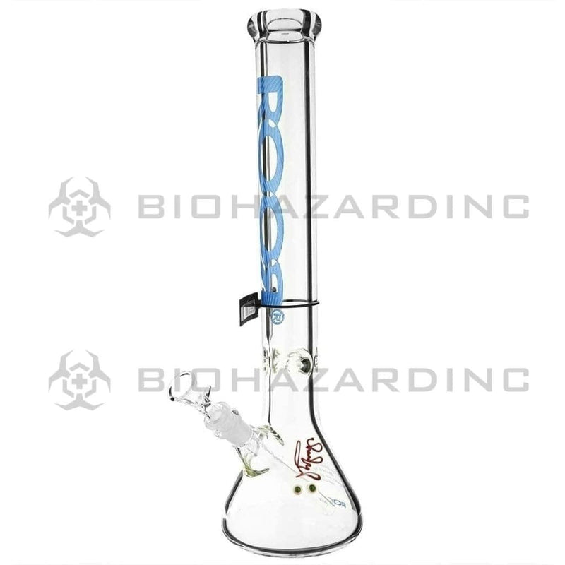 Roor Glass Bong ROOR 18" 50mm x 9mm Beaker Waterpipe - Too Blue