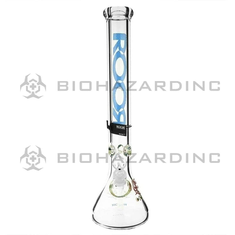 Roor Glass Bong ROOR 18" 50mm x 9mm Beaker Waterpipe - Too Blue