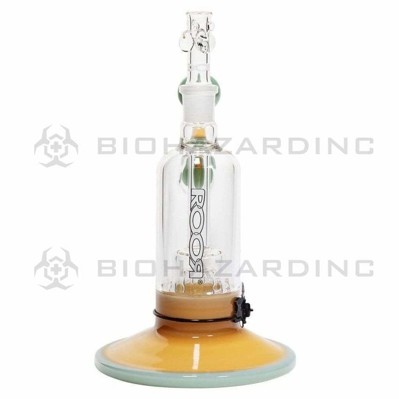 Roor Glass Bong ROOR 9" Tech Bubbler Barrel-Style-Tangie&Mint-White/Black Logo