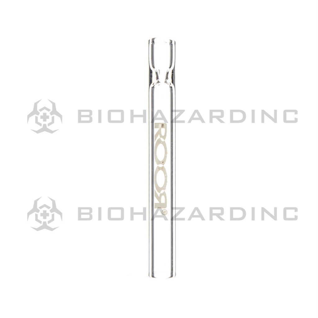 Roor Glass Chillum Hand Pipe ROOR Chillums + Display - 100 Count