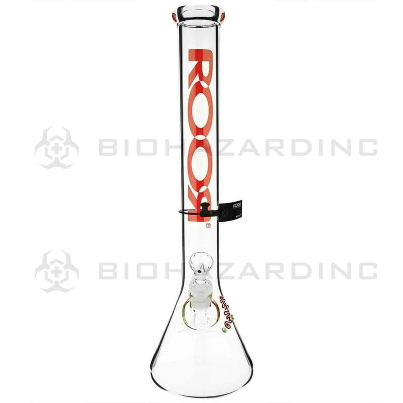 Roor Glass Bong 18" ROOR Classic Beaker Waterpipe - Red Logo- 50mm x 5mm