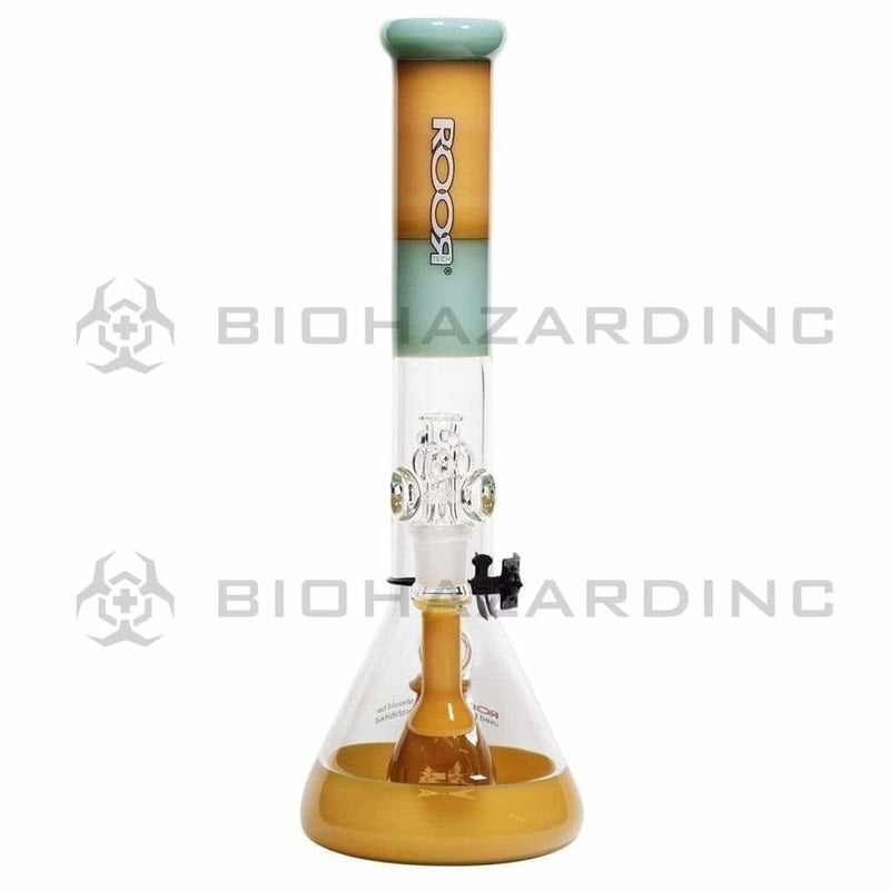 Roor Glass Bong ROOR Tech 14" 45mm Fixed Beaker-Tangie/ Mint-White/Black Logo