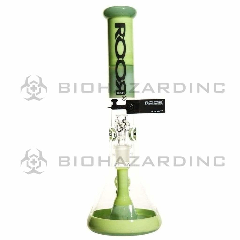 Roor Glass Bong ROOR Tech 14" 45mm Mini Beaker-Milky Mint-Black Logo