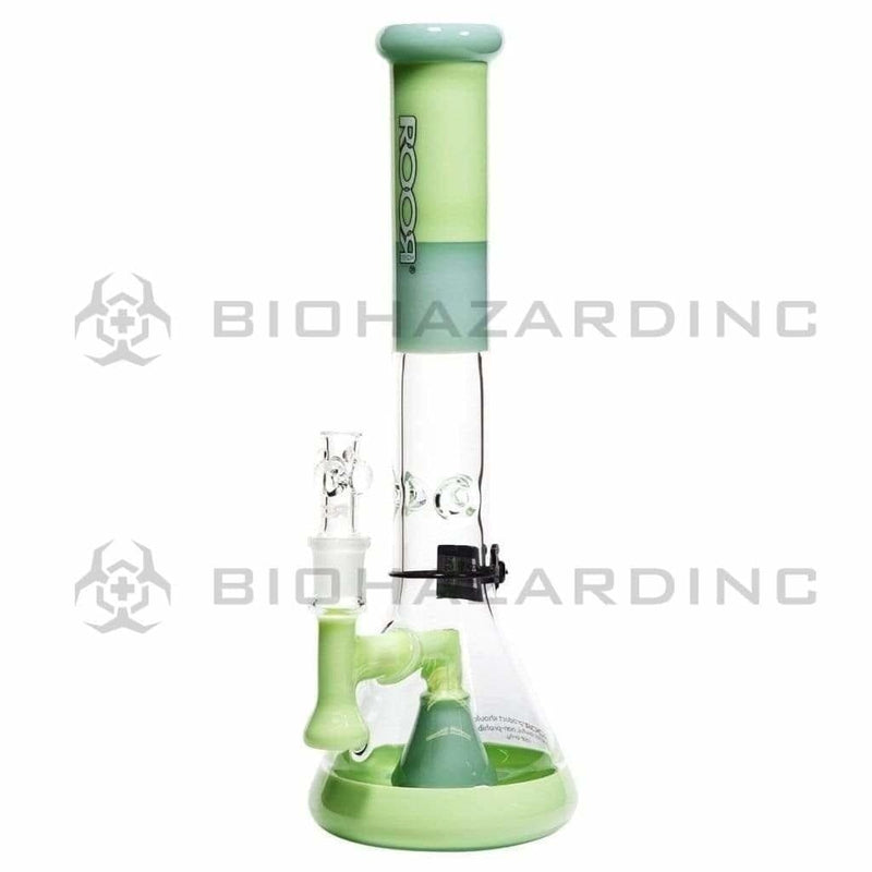 Roor Glass Bong ROOR Tech 14" 45mm Mini Beaker-Milky Mint-White/Black Logo