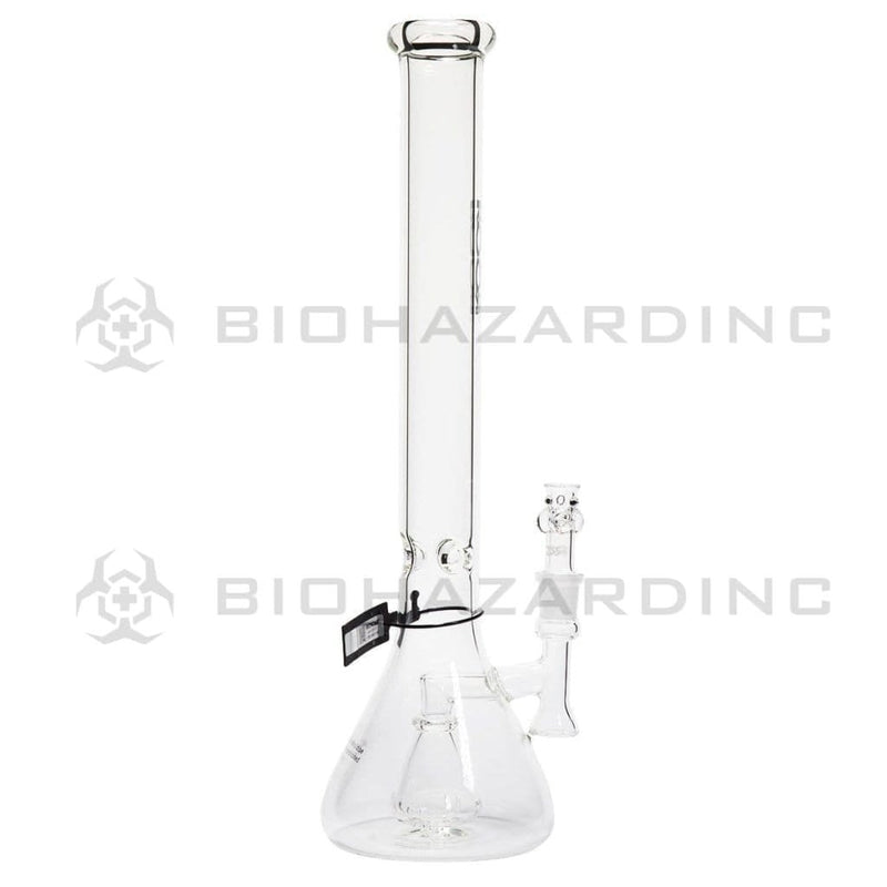 Roor Glass Bong ROOR Tech 18" 45mm Mini Fixed Beaker-White/Black Logo