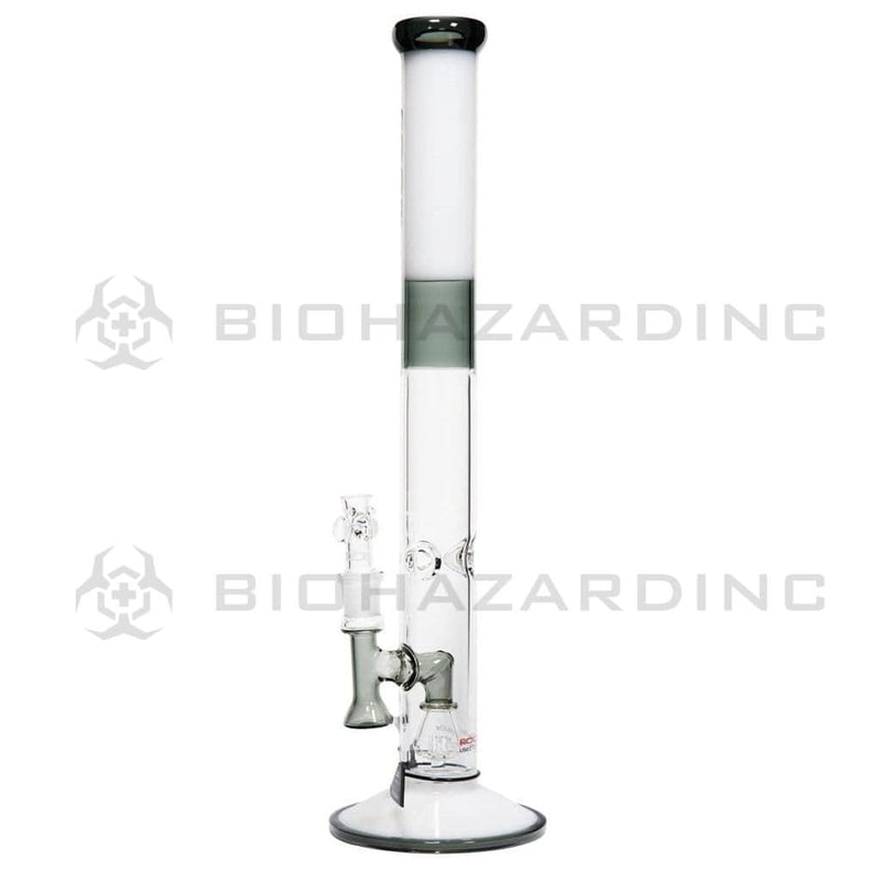 Roor Glass Bong ROOR Tech 18" 45mm Straight-Grey/White-Black Logo