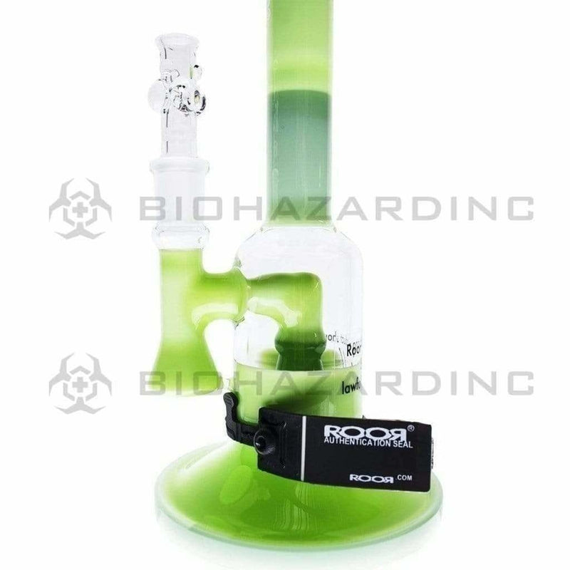 Roor Glass Bong ROOR Tech Fixed Slugger-Milky & Mint-White Logo