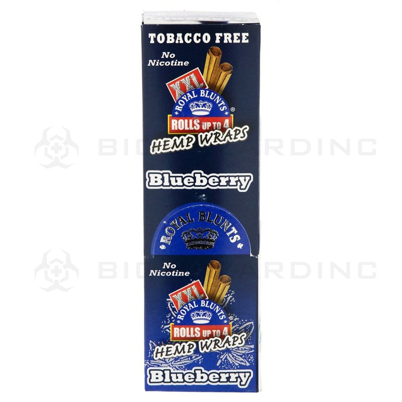 Royal Blunts Xxl Hemp Wraps - Blueberry 25 Count