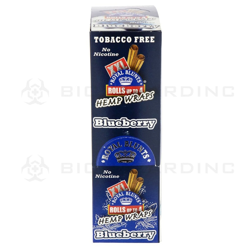 Royal Blunts Xxl Hemp Wraps - Blueberry 25 Count