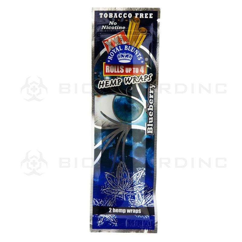 Royal Blunts Xxl Hemp Wraps - Blueberry 25 Count