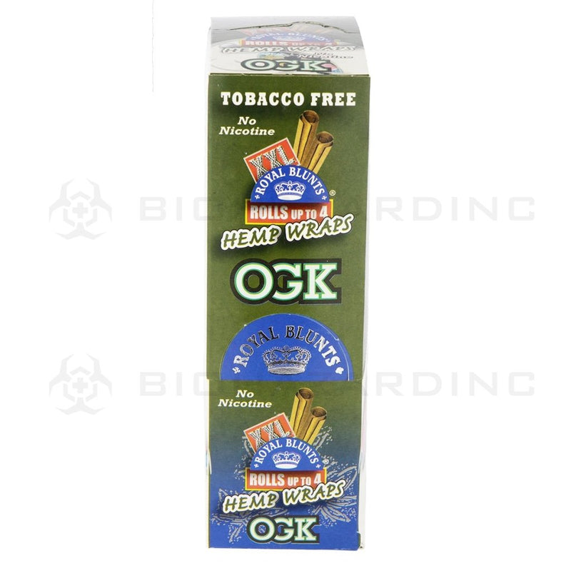 Royal Blunts Xxl Hemp Wraps - Ogk 25 Count